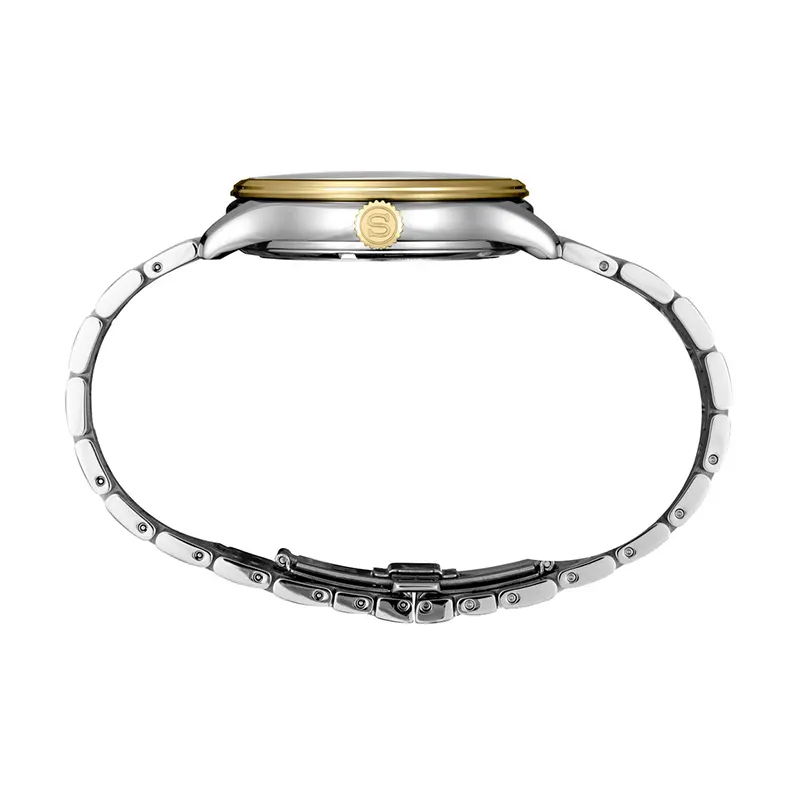 Seiko Presage Japanese Two-Tone Garden Open Heart Men's Watch- SSA464